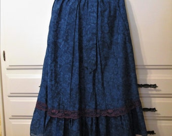 Black Halloween Steampunk Hilo Skirt