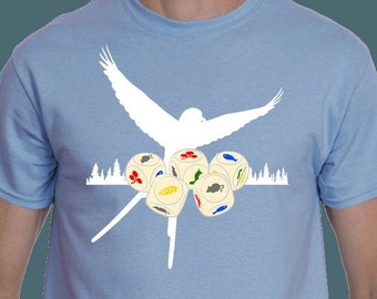 Wingspan Dice Favorite uniseks T-shirt - Gaming voor op tafel