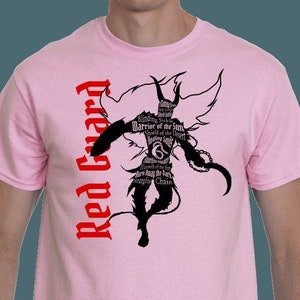 Gloomhaven Jaws of the Lion Red Guard Silhouette Unisex T-Shirt - Tabletop Gaming