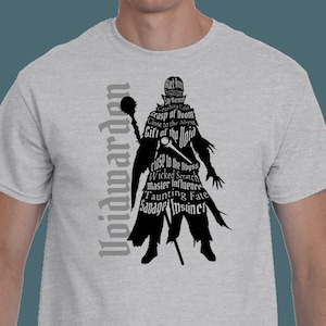 Gloomhaven Jaws of the Lion Voidwarden Silhouette Unisex T-Shirt - Tabletop Gaming