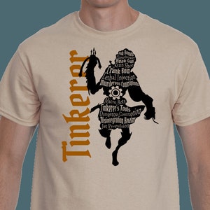 Gloomhaven Tinkerer Class Silhouette Unisex T-Shirt - Tabletop Gaming