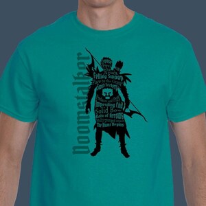 Gloomhaven Doomstalker Class Silhouette Unisex T-Shirt - Locked Class Set 2 - Tabletop Gaming