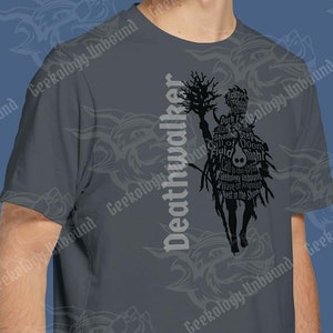 Frosthaven Deathwalker Class Silhouette Unisex T-Shirt - Tabletop Gaming