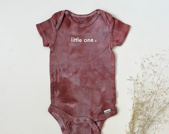 Hand Tie Dye ‘Little One’ & Rainbow Baby Onesies | Baby Shower Gift | Baby Gift | Tie Dye Baby | 0-3 mos • 3-6 mos • 6-9 mos