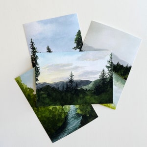 Montana Summer Giclée Print Series Watercolor Landscape Painting Prints From Original Artwork 5x7, 8x10 Prints Sold Individually image 10