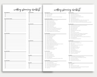 Simple Wedding Checklist, Wedding Checklist Digital, Wedding Checklist Printable, Wedding Checklist Download , Wedding To Do List Template