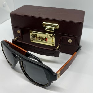 Mens designer sunglasses vintage luxury aviator by BOSS M.A.D.E Views
