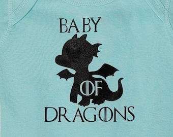 Dnd Baby Shirt- "Baby of Dragons". Dnd Baby, DnD Gifts, Anime Baby, Nerdy Baby, Tabletop Gaming, Dnd Shirt, D&D Baby.