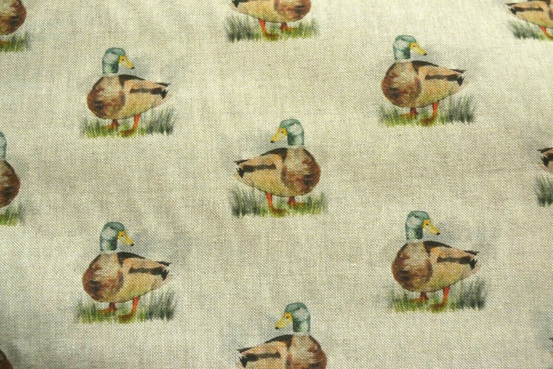 Duck Cotton Rich Linen Tablecloth . 135cm Wide up to 400cm - Etsy UK