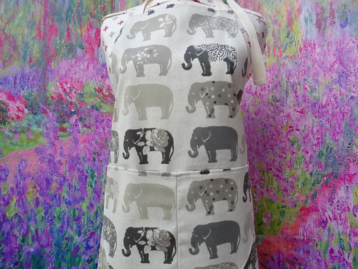 Elephant Apron With/without Pocket With or Without - Etsy UK
