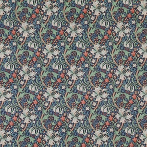 William Morris Water Resistant Coated Tablecloths. Rectangle, Oval, Round or SQUARE. 145cm x 100 to 400cm.Golden Lily. Outdoor Tablecloth