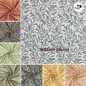 William Morris Willow Bough Napkins . 40 x 40cm .Many Colours. William Morris Table.