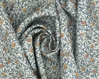William Morris Coated Water Resistant Tablecloths. Rectangle, Oval or Round. Bird and Pomegranate. 145cm x 100 to 450cm. Outdoor Tablecloth