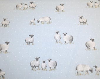 Sheep Tablecloth. Rectangle, Oval or Round. 135cm wide Up to 400cm long  .Cotton. UK Tablecloth (elb)