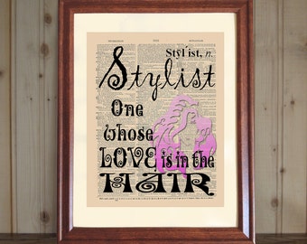 Hair Stylist Gift Hair Salon Decor Beauty Salon Quote Etsy