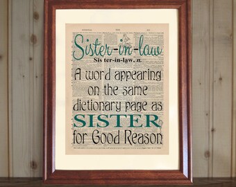 Download Sister in law quote | Etsy