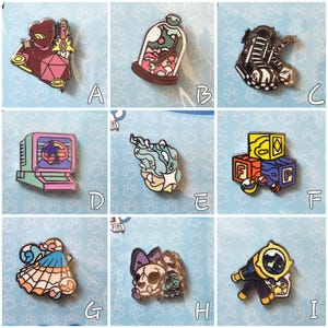 Fursona Pins Mini Pins Variety - Tiny Pins