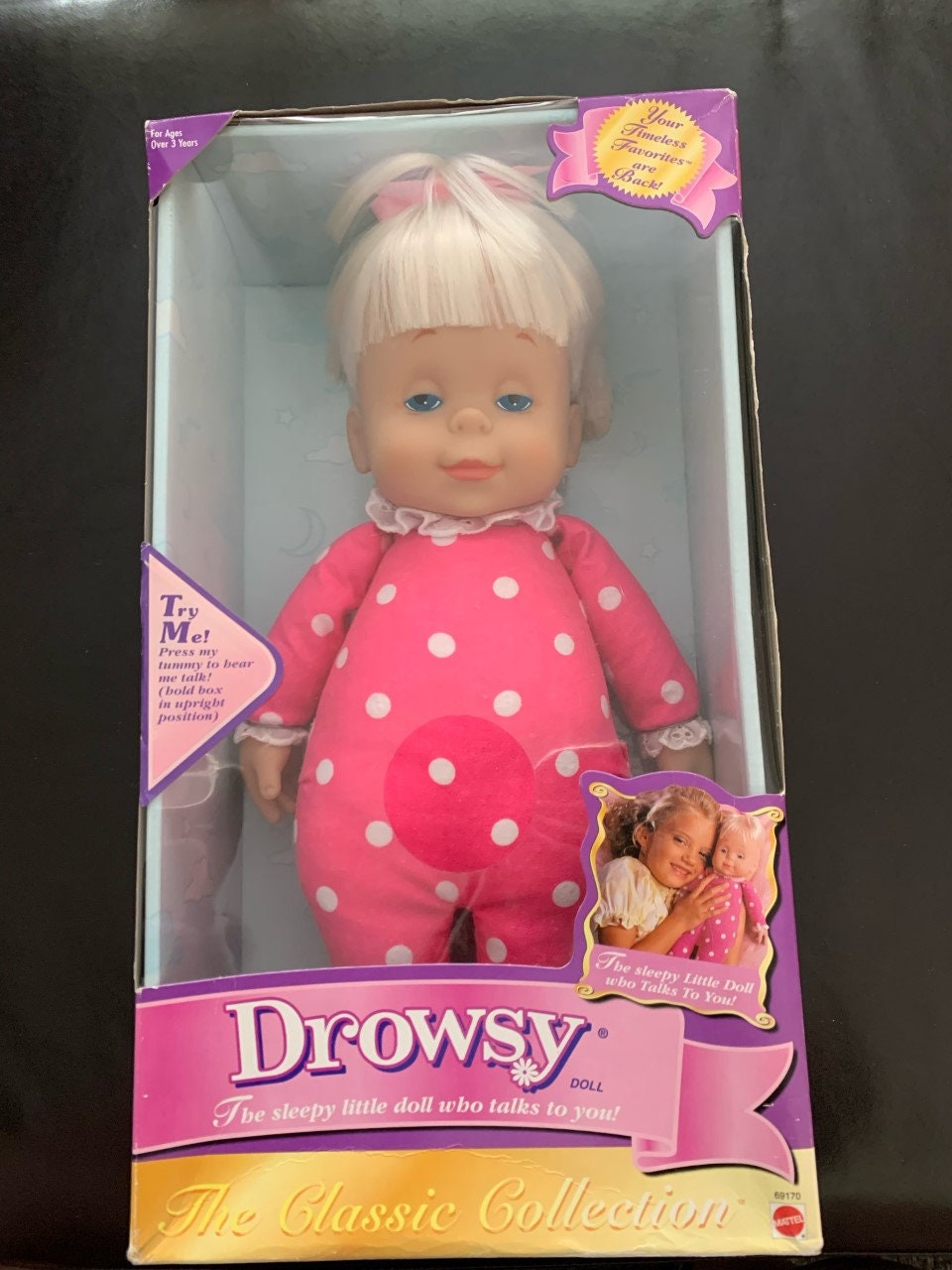 Vintage Mattel Classic Collection Drowsy Doll. Purchased From