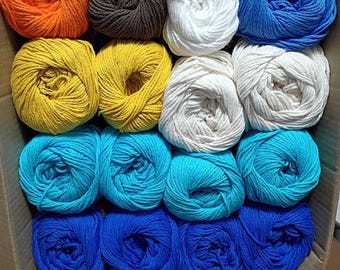 Lily Sugar &#39;n Cream Cotton Super Size Yarn - Price is per Skein