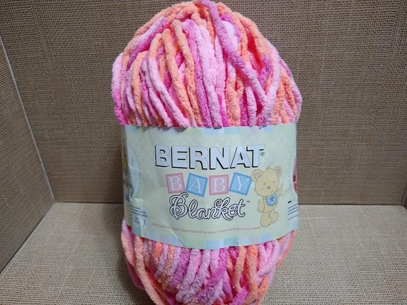 Bernat Baby Blanket Yarn Peachy 10.5 Ounce Super Bulky 6 Etsy