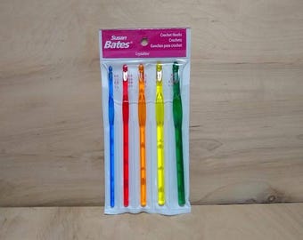 Susan Bates Crystalites Crochet Hooks