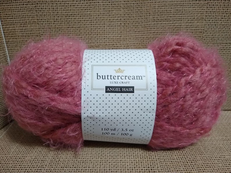 Buttercream Luxe Craft Angel Hair Yarn Etsy
