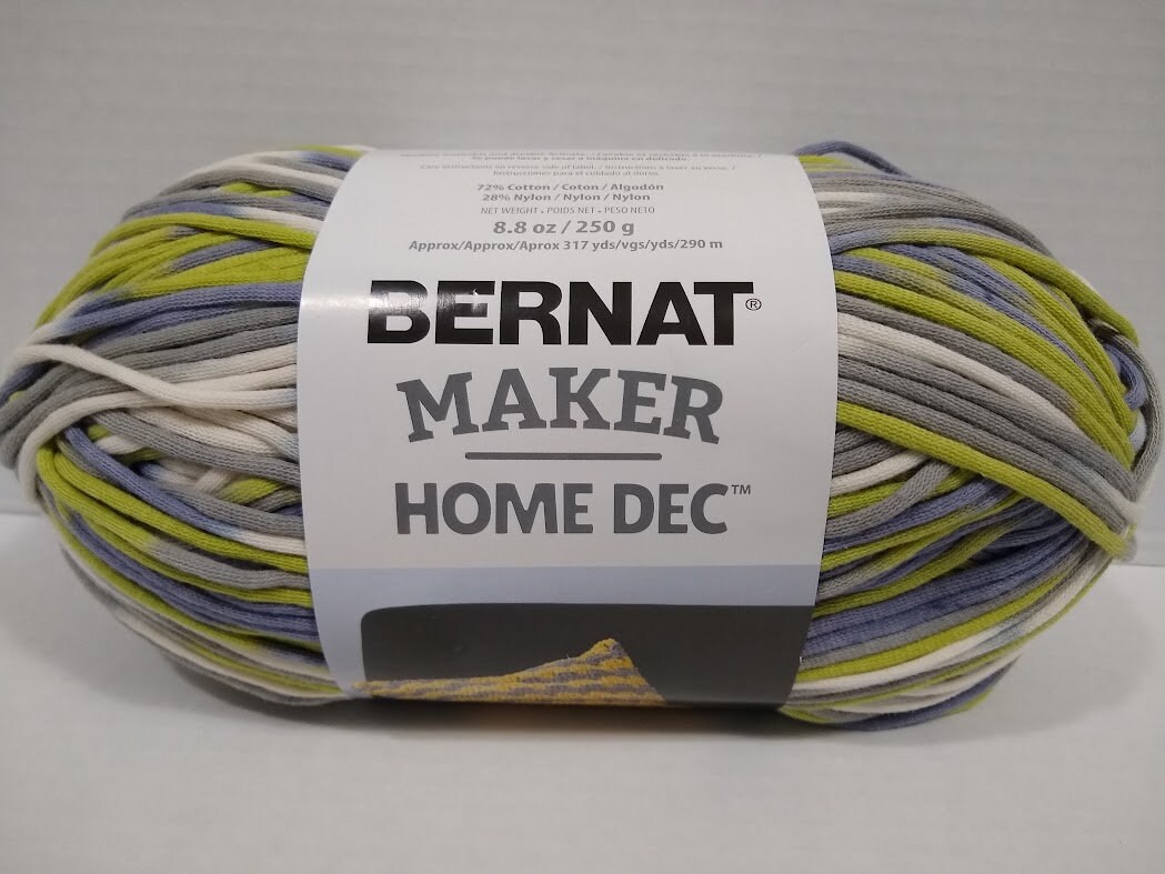 Bernat Maker Home Dec Yarn Retro Variegate-72% Cotton/28% Nylon