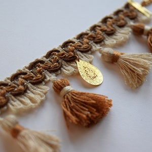 Handmade vintage anklet Textile jewellery Festival anklet Bohemien anklet Ibiza jewelry image 4