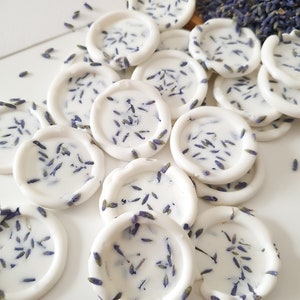 Pegatinas de sello de cera personalizadas autoadhesivas de lavanda para bodas, invitaciones de compromiso, tarjetas de aniversario, baby shower, cartas, regalos, papelería