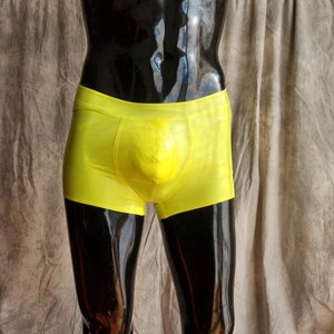 men&#39;s boxer shortsmens latex underwear rubber latex panties for men
