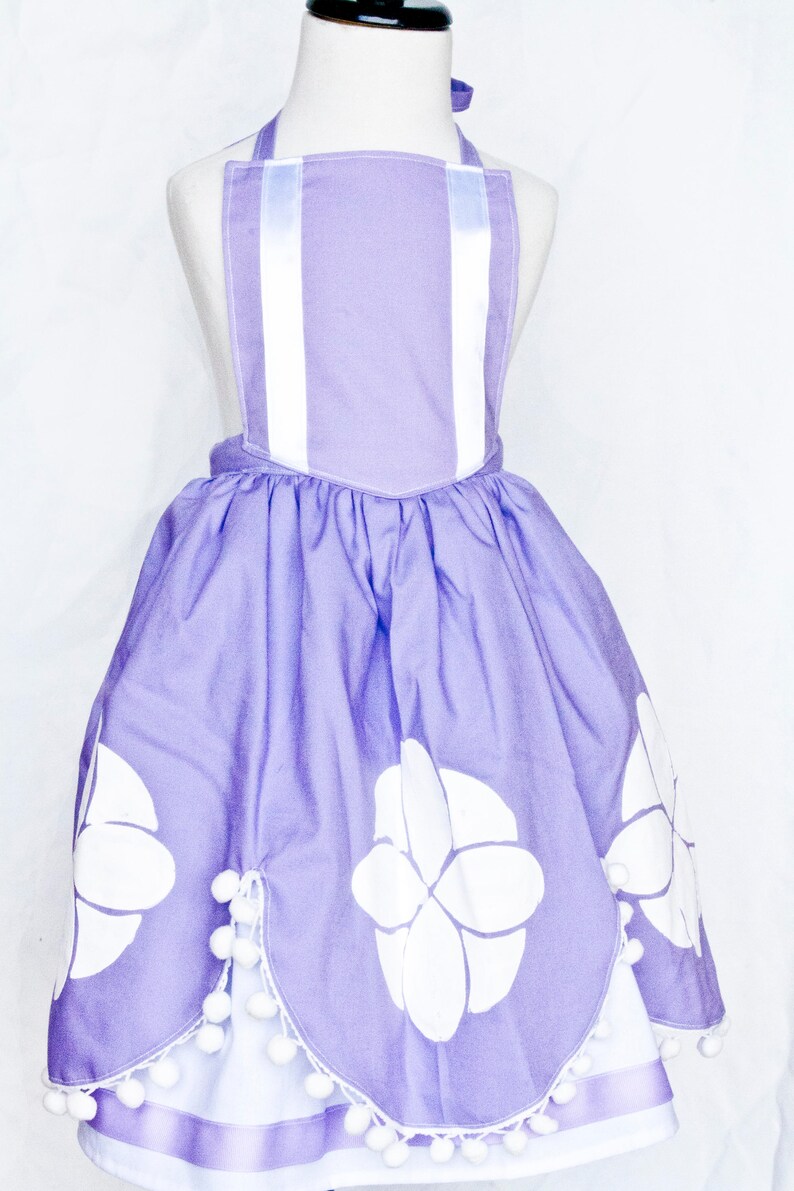 Sofia Princess Apron Dress Up Or Costume Handmade Perfect Etsy