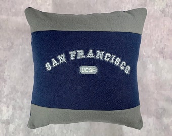 University in California San Francisco, Graduation Gift, San Francisco Dorm Pillow, College Acceptance Gift, Grad Gift for Him
