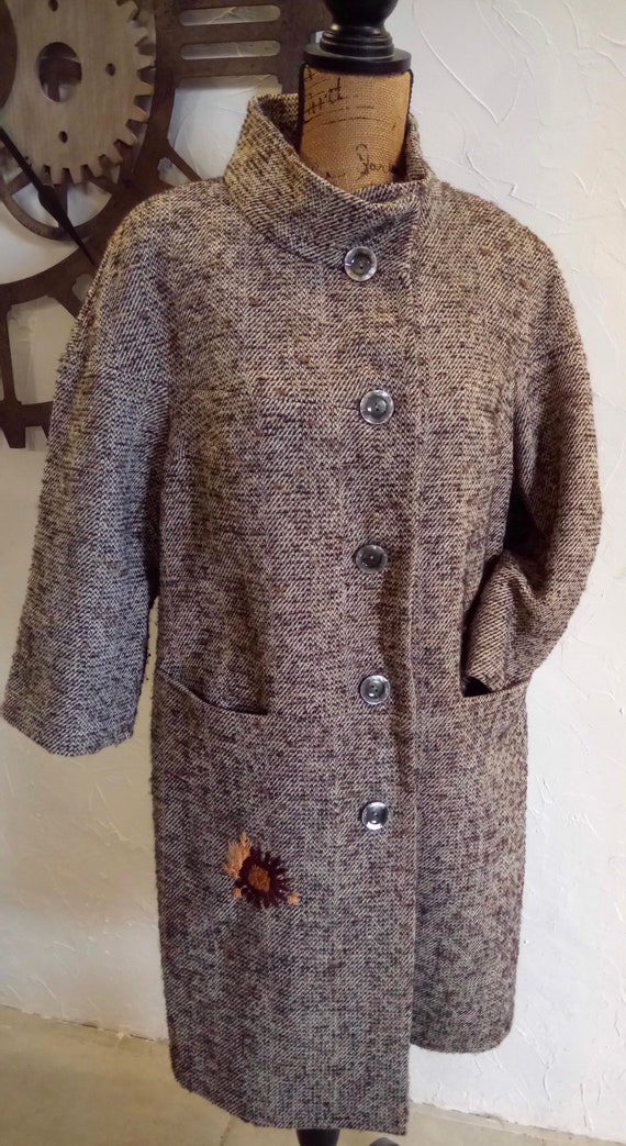 90's vintage oversized women's coat