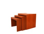 Nordisk Andels Eksport Danish Mid Century Denmark Teak Nesting Tables