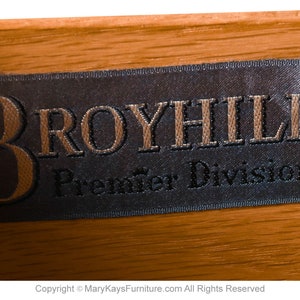 Mid Century Walnut Highboy Dresser Broyhill Premier Saga image 8
