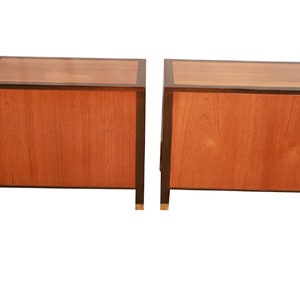 Pair Mid Century Harvey Probber Nightstands End Tables image 8