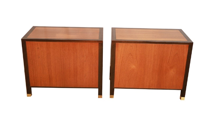 Pair Mid Century Harvey Probber Nightstands End Tables image 8