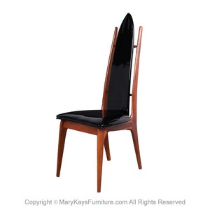 Mid Century Highback Dining Chairs Attributed to Adrian Pearsall image 8