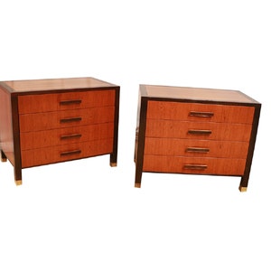 Pair Mid Century Harvey Probber Nightstands End Tables image 2