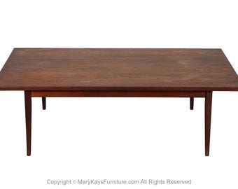 Mid-Century Modern Walnut Coffee Table