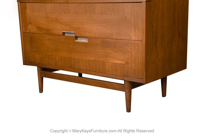 Mid Century American of Martinsville Highboy Dresser image 9