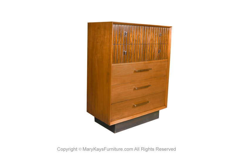 Mid Century Tallboy Dresser Lane Tower Suite image 5