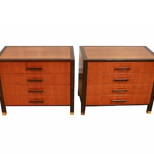 Pair Mid Century Harvey Probber Nightstands End Tables image 1