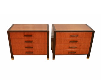 Pair Mid Century Harvey Probber Nightstands End Tables