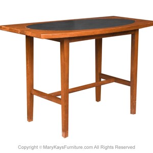 Paul McCobb Perimeter Group Walnut Leather Side Table image 7