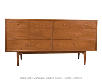 Drexel Declaration Kipp Stewart RARE Mid Century Modern Walnut