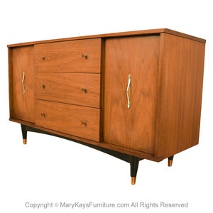 Mid-Century Credenza Dresser Cabinet image 1