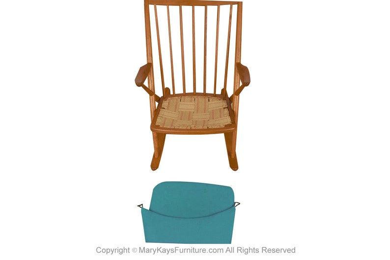 Teak Rocking Chair by Frank Reenskaug image 5