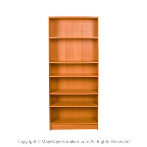 Teak Bookcase Etsy