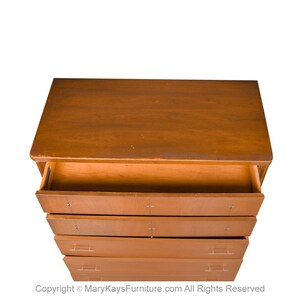 Mid Century Walnut Highboy Dresser Broyhill Premier Saga image 7